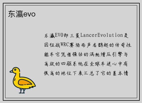东瀛evo